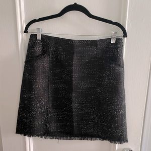 Loft Black Mini Skirt
